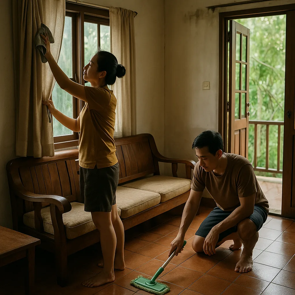 เคล็ดลับทำความสะอาดบ้านในฤดูฝน ดูแลสุขภาพพร้อมเพิ่มความสดชื่นในบ้าน